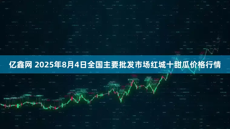 亿鑫网 2025年8月4日全国主要批发市场红城十甜瓜价格行情