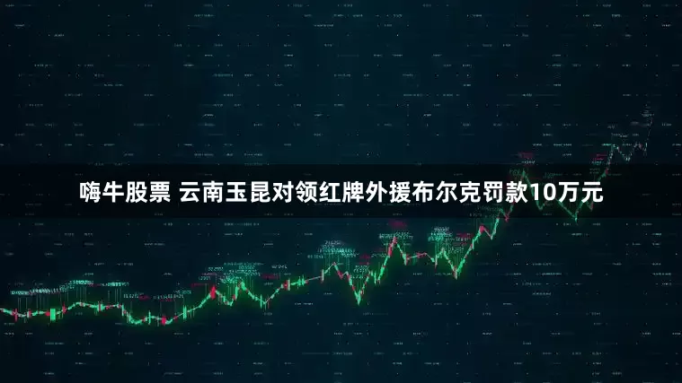 嗨牛股票 云南玉昆对领红牌外援布尔克罚款10万元